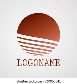Abstract Vector Logo Design Template. Business Technology Background. 