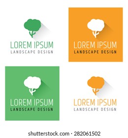 abstract vector logo design template