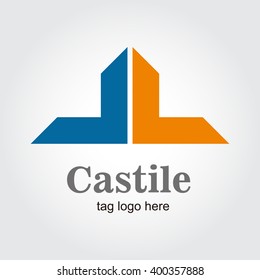 abstract vector and logo design or template decorative ornament business icon of company identity symbol concept