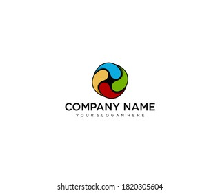 Abstract vector logo element. Abstrak isolated on white background