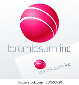 Abstract vector logo. Emblem for Media, Fashion, Cosmetics