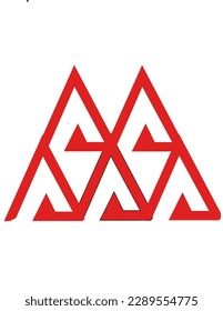 abstraktes Vektorlogo, ideal für Poster, Banner, Flyer, Web und mehr