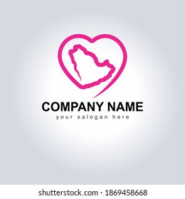 Abstract vector logo icon Company Name and Slogan. Design Dynamic Shaped logo Template for your brand. Creative logo concepts with Icon symbol. Business name with Tagline 
