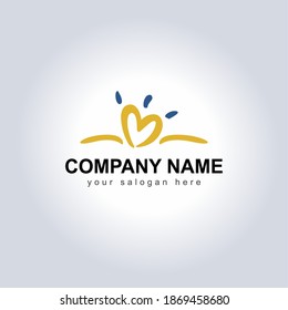 Símbolo abstracto del logotipo vectorial icono Nombre de la compañía y eslogan. Diseñar plantilla de logotipo con forma dinámica para su marca. Conceptos de logotipo creativo con símbolo Icon. Nombre comercial con Tagline 