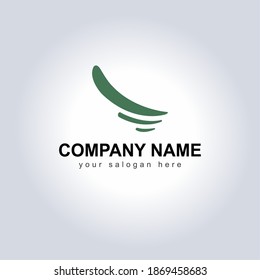 Abstract vector logo icon Company Name and Slogan. Design Dynamic Shaped logo Template for your brand. Creative logo concepts with Icon symbol. Business name with Tagline 