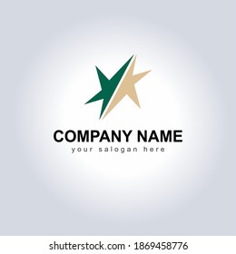 Símbolo abstracto del logotipo vectorial icono Nombre de la compañía y eslogan. Diseñar plantilla de logotipo con forma dinámica para su marca. Conceptos de logotipo creativo con símbolo Icon. Nombre comercial con Tagline 