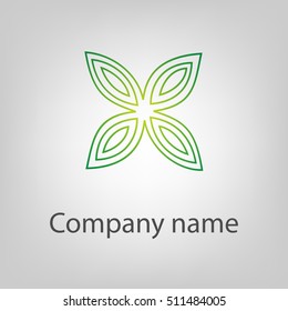 Abstract vector logo icon concept. Logotype template for branding and corporate design