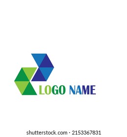 abstract vector logo icon geometric