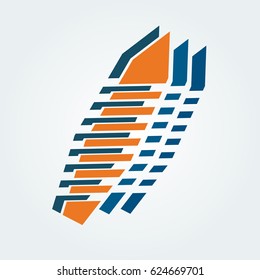 abstract vector logo icon symbol sign