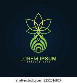 abstract vector logo illustration design