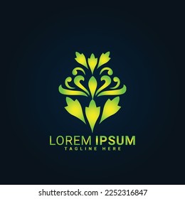 abstract vector logo illustration design