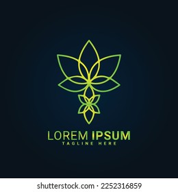 diseño de ilustración de logotipo vectorial abstracto