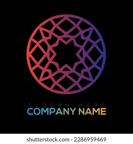 Abstraktes Vektorlogo Illustration-Design