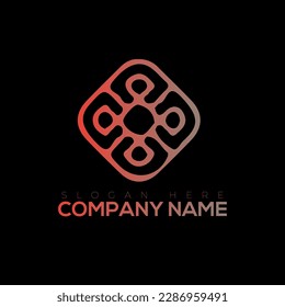 Logo de vector abstracto Diseño de ilustración