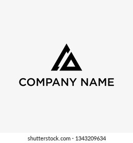 Abstract vector logo letter CA. - Vector