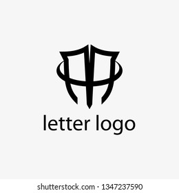 
Abstract vector logo letter M. - Vector