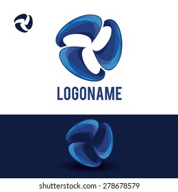Abstract vector logo for modern company Creative