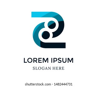 Abstract vector logo. Modern abstract icon design. Isolated on a white background. A suitable logo for companies and business brands