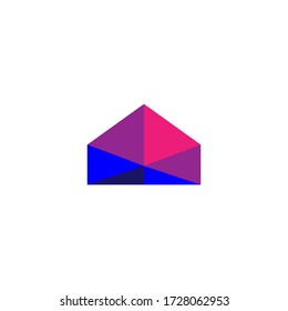 Abstract vector logo sign home