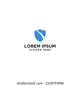 Abstract vector logo template for finance, credit or building