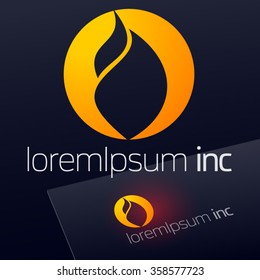 Abstract vector logotype. Emblem for for Business, Technology, Corporation.