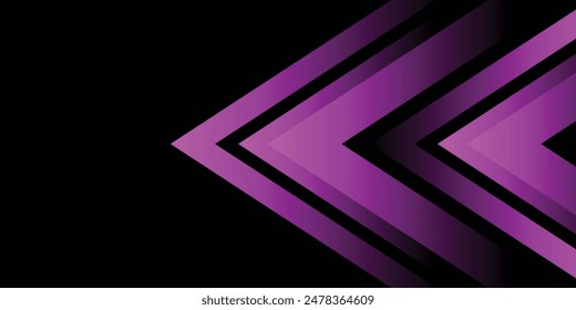 Vector Abstractas Anuncio largo. Fondo mínimo con flechas y espacio de copia para el texto. Portada de Facebook, Anuncio de Web