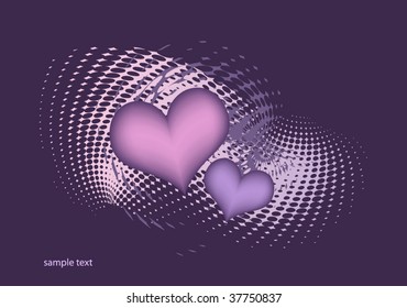 abstract vector love wallpaper