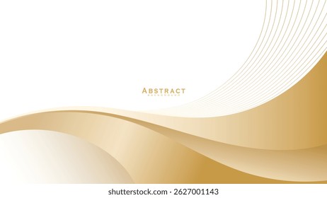 Abstract Vector Luxury Gold Background