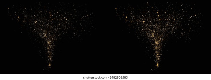 Ilustración Abstractas del elemento del diseño del fondo del brillo del oro del Vector