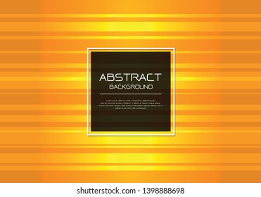 Abstract vector luxury gold line speed light with square banner white frame  template design modern background illustration.