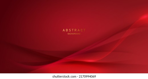 abstract vector luxury red and gold background modern creative concept