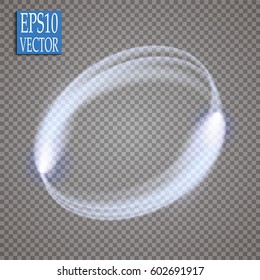Abstract vector magic glow star light effect with neon blur curved lines. Sparkling dust star trail with bokeh.
