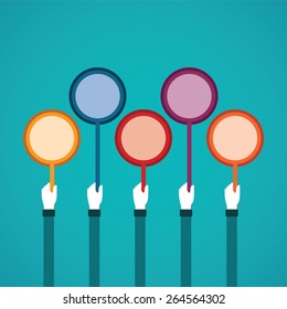 Abstract vector maintenance infographic template in flat style for layout workflow scheme, numbered options, chart or diagram