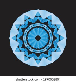 Abstract Vector Mandala Background Design