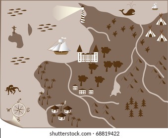 Abstract vector maps.