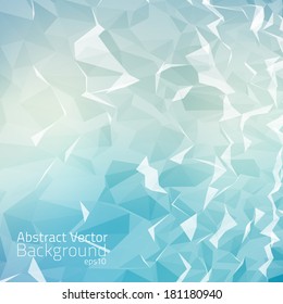 Abstract vector mesh background. Futuristic style card. Elegant background for business presentations.