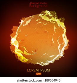 Abstract vector mesh background. Futuristic style card. Elegant background for business presentations.