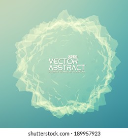 Abstract vector mesh background. Futuristic technology style. Elegant background for business presentations.