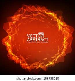 Abstract vector mesh background. Futuristic technology style. Elegant background for business presentations.