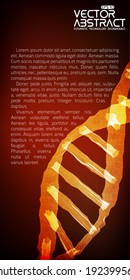Abstract vector mesh background. Futuristic style card. Elegant background for business presentations.