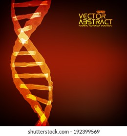 Abstract vector mesh background. Futuristic style card. Elegant background for business presentations.