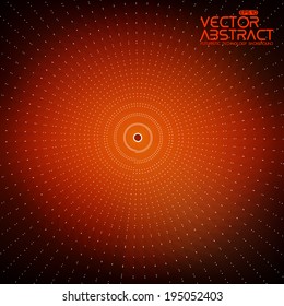 Abstract vector mesh background. Futuristic style card. Elegant background for business presentations.
