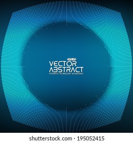 Abstract vector mesh background. Futuristic technology style. Elegant background for business presentations. Eps 10