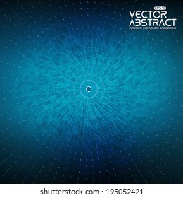 Abstract vector mesh background. Futuristic technology style. Elegant background for business presentations. Eps 10
