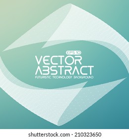 Abstract vector mesh background. Futuristic style card. Elegant background for business presentations.