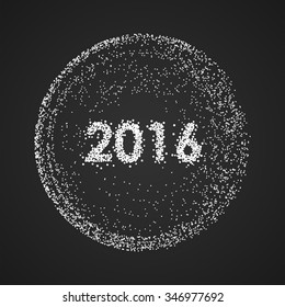Abstract vector mesh background. Futuristic style card. Elegant dots background for business presentations. EPS10