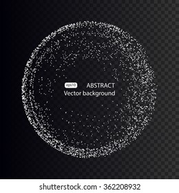 Abstract vector mesh background. Futuristic style card. Elegant dots background for business presentations. EPS10
