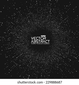 Abstract vector mesh background. Point array. Futuristic style card. Elegant background for business presentations.