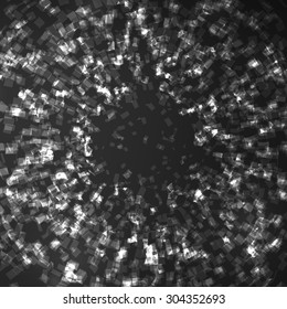 Abstract vector mesh background. Sphere of bioluminescent tentacles. Futuristic style card. Elegant background for business presentations. Eps10.