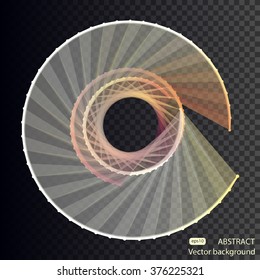 Abstract vector mesh spheres. Futuristic technology low poly style. Elegant dots background for business presentations. Flying debris lines. Illustration eps10